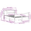 vidaXL Posteľ s matracom voskovo hnedá 120x200 cm masívna borovica