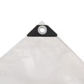 vidaXL Celta 650 g/m², 2,5x3,5 m, biela