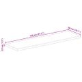 vidaXL Stolová doska 120x50x3,8 cm obdĺžnik masívna akácia