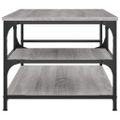 vidaXL Konferenčný stolík sivý sonoma 90x49x40 cm kompozitné drevo