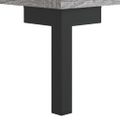 vidaXL Lavička na topánky, sivá sonoma 102x35x55 cm, kompozitné drevo