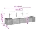 vidaXL Súprava záhradných pohoviek 3 ks Čierna polyratan