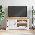 vidaXL TV skrinka CORONA 100 x 40 x 52 cm Biela