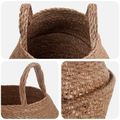 vidaXL Kvetináč s uchami 2 ks Prírodná Ø 22 x 20 cm 100% Morská tráva