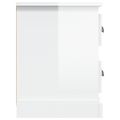 vidaXL TV skrinka lesklá biela 102x35,5x47,5 cm kompozitné drevo