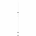 vidaXL Záhradná brána čierna 100x200 cm oceľový dizajn s krídlovým dizajnom