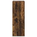 vidaXL Servírovacia skriňa ELST Dymová dub 40 x 35 x 100.5 cm