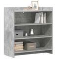 vidaXL Servírovacia skriňa Betónovo sivá 75 x 36 x 80 cm