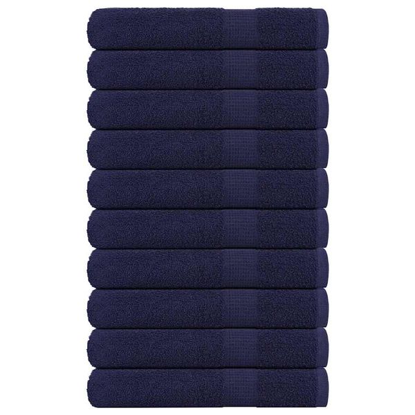 vidaXL Uteráky FROGN 10 ks námornícka modrá 100x200 cm 360 g/m²