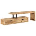 vidaXL TV stolík (118-200) x 30 x 40 cm masívne drevo mango