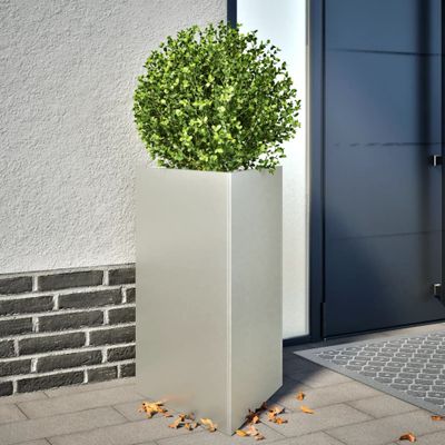vidaXL Záhradné kvetináče 2 ks trojuholník 50x43x75 cm oceľ