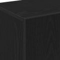 vidaXL Highboard Čierny dub 70 x 31 x 115 cm Kompozitné drevo