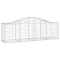vidaXL Oblúkový gabionový kôš 20 ks 200x50x60/80 cm pozinkované železo