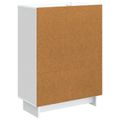 vidaXL Servírovacia skriňa Biela 66 x 34,5 x 90 cm Kompozitné drevo