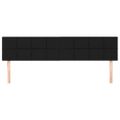 vidaXL Čelá postelí čierne 180x5x78/88 cm látkové