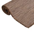 vidaXL Vonkajší koberec s plochým tkaním 160x230 cm hnedý