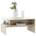 vidaXL Konferenčný stolík dub sonoma 90x60x42,5 cm drevotrieska