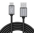 Kábel USB Kruger&Matz KM1240 USB-C/USB-C 1,8 m čierny