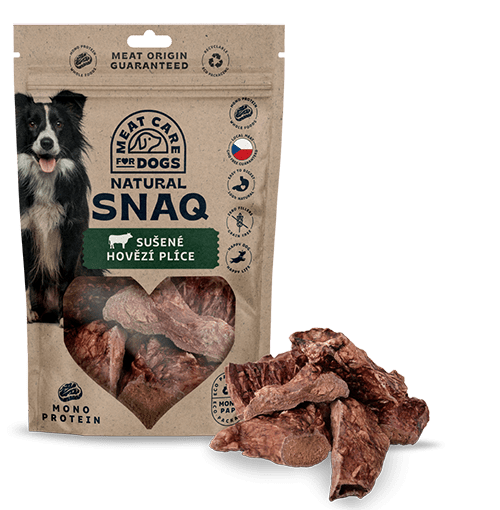 Meat Care Natural Snaq Sušené hovädzie pľúca 80g