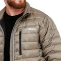 Pánska bunda Puffer Vetiver/Black - GymBeam, veľkosť M, veľkosť oblečenia M