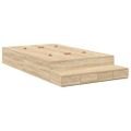 vidaXL Rám postele s úložným prostorem so zásuvkou Sonoma dub 120 cm