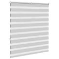 vidaXL Zebra roleta svetlosivá 135x150cm šírka látky 130,9cm polyester