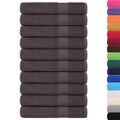 vidaXL Saunové osušky FROGN 10 ks antracitové 80x200 cm 360 g/m²