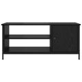 vidaXL TV skrinka 100 x 40 x 45 cm Čierny dub Kompozitné drevo