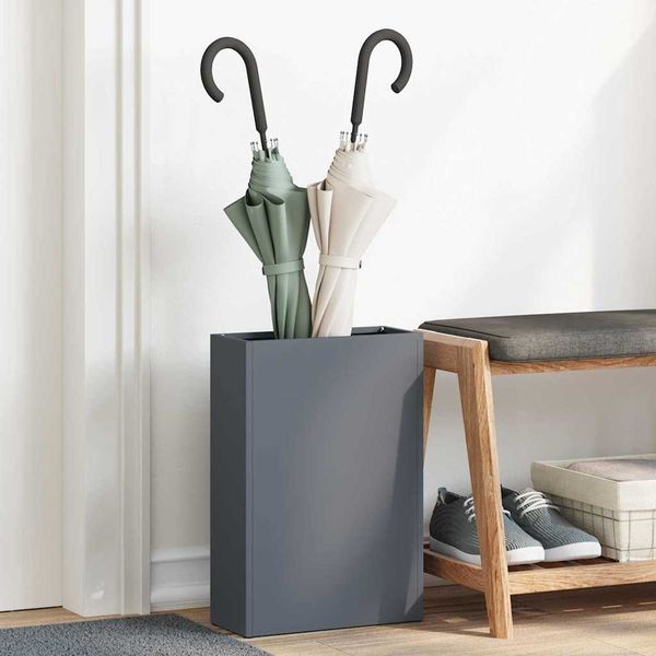 vidaXL Stojan na slnečník Antracit 28 x 12 x 41 cm Oceľ