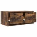 vidaXL TV skrinka, dymový dub 60x31x25,5 cm spracované drevo