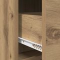 vidaXL Servírovacia skriňa Dub artisan 75 x 33 x 80 cm