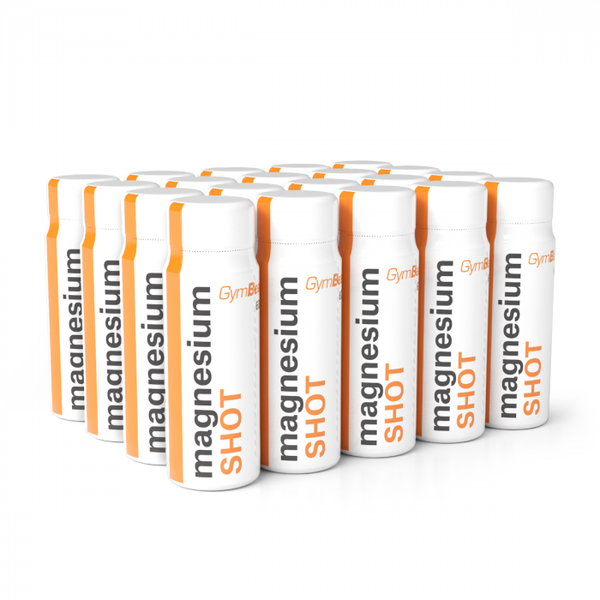 Magnéziový shot - GymBeam, pomaranč, 20 x 60 ml