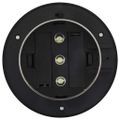 vidaXL Vonkajšie solárne svietidlá 6 ks biele 12 cm LED okrúhle