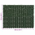 vidaXL Balkónový plôtik s listami Tmavozelená 200 x 150 cm