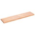 vidaXL Stolová doska svetlohnedá 160x40x(2-6)cm ošetrený masív hrany