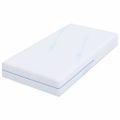 vidaXL Matrac Stredne tvrdý 80 x 160 cm Biela