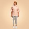 Dámske tričko Oversized Bliss Pink - BeastPink, veľkosť M, veľkosť oblečenia M