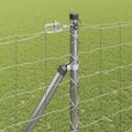 vidaXL Európsky plot s hrotmi 10 x 1,6 m Pozinkovaná oceľ Strieborná