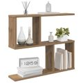vidaXL Stenná polica Dub artisan 60 x 12 x 50,5 cm Kompozitné drevo