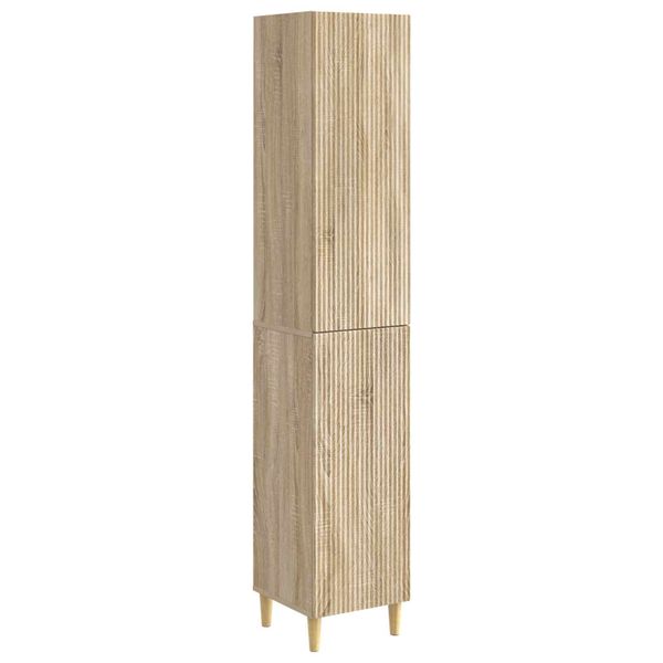vidaXL Sada skríň 2 pcs 33 x 34,5 x 90 cm Kompozitné drevo