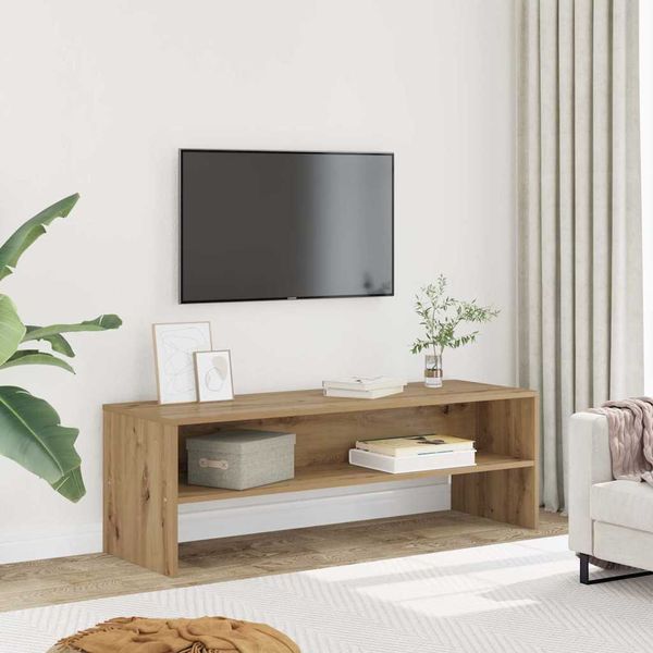 vidaXL TV skrinka dub artisan 120x40x40 cm kompozitné drevo