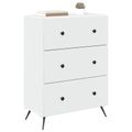 vidaXL Zásuvkový kabinet Biela 66 x 34,5 x 90 cm Kompozitné drevo