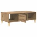 vidaXL Konferenčný stolík Remeselný dub 102 x 55 x 35 cm