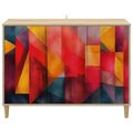 vidaXL Servírovacia skriňa HEESCH Sonoma 102 x 33 x 75 cm