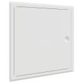 vidaXL Access Panel Biela 33 x 33 x 3 cm Oceľ