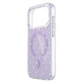Bubble Dots Mag puzdro pre iPhone 15 6,1" fialové