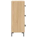 vidaXL Komoda dub sonoma 34,5x34x90 cm spracované drevo