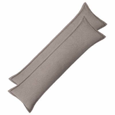 vidaXL Poťah na podložku 2 pcs HOUTEN Svetlosivá 40 x 145 cm Bouclé