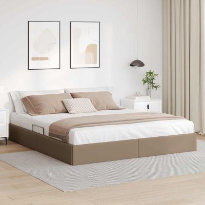 vidaXL Otomanový posteľný rám Kapsulín 180 x 200 cm Umelá koža