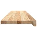 vidaXL Schodiskové stupne 4 ks 100x30x2 cm neošetrený dubový masív